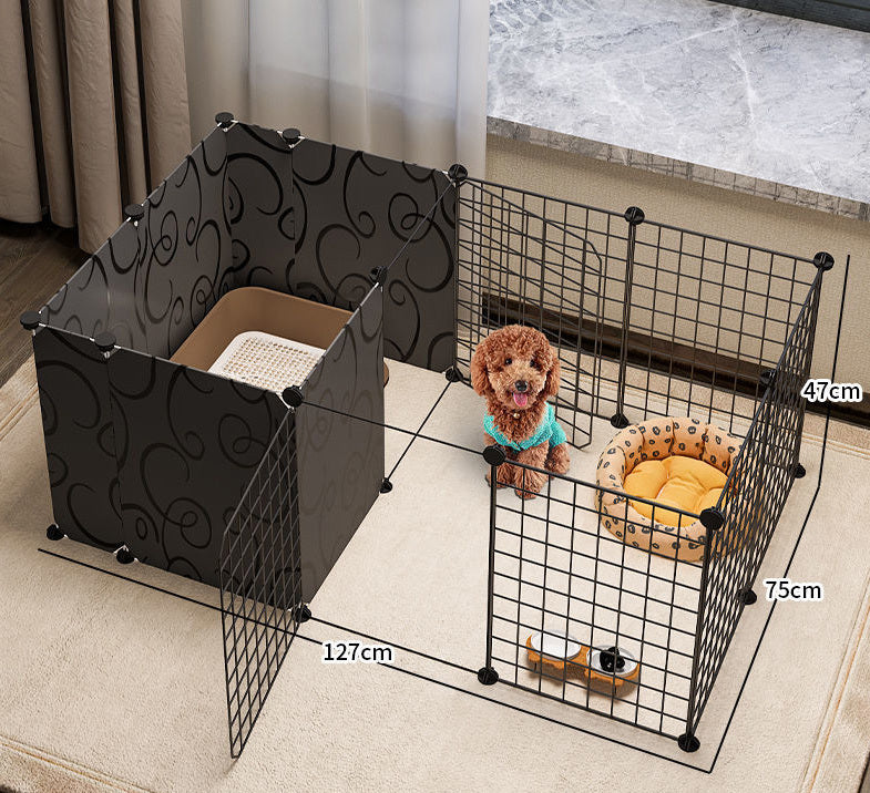 Pet Playpen Dog Kennel Enclosure Crate Cage Exercise Play Pen 127cm