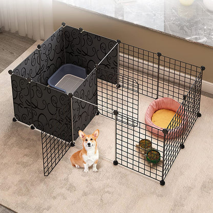 Pet Playpen Dog Kennel Enclosure Crate Cage Exercise Play Pen 127cm