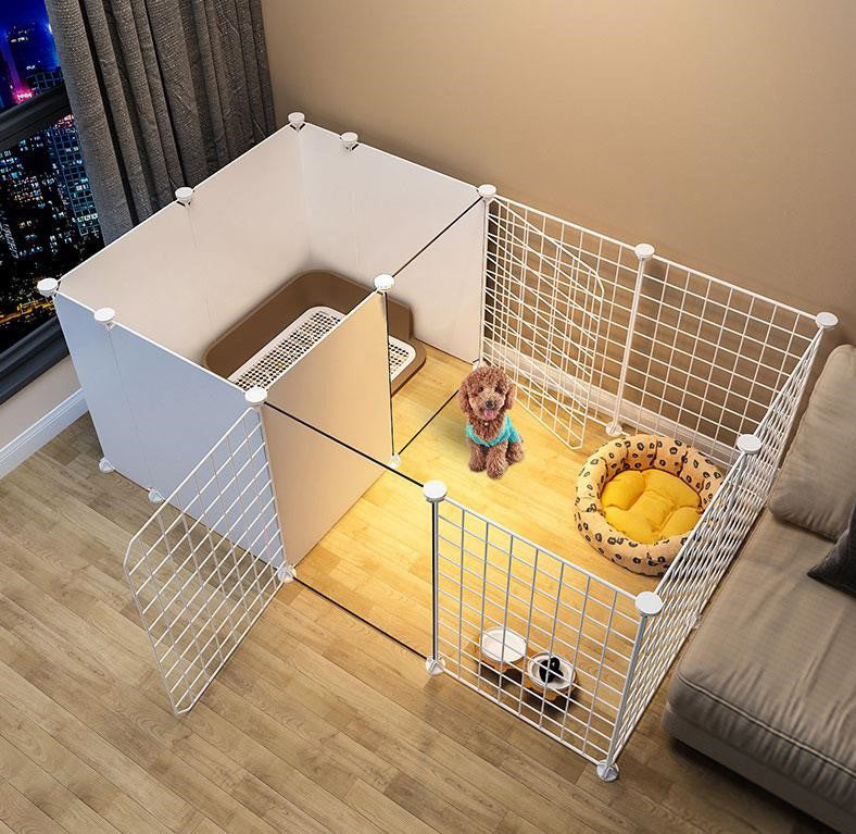 Pet Playpen Dog Kennel Enclosure Crate Cage Exercise Play Pen 127cm