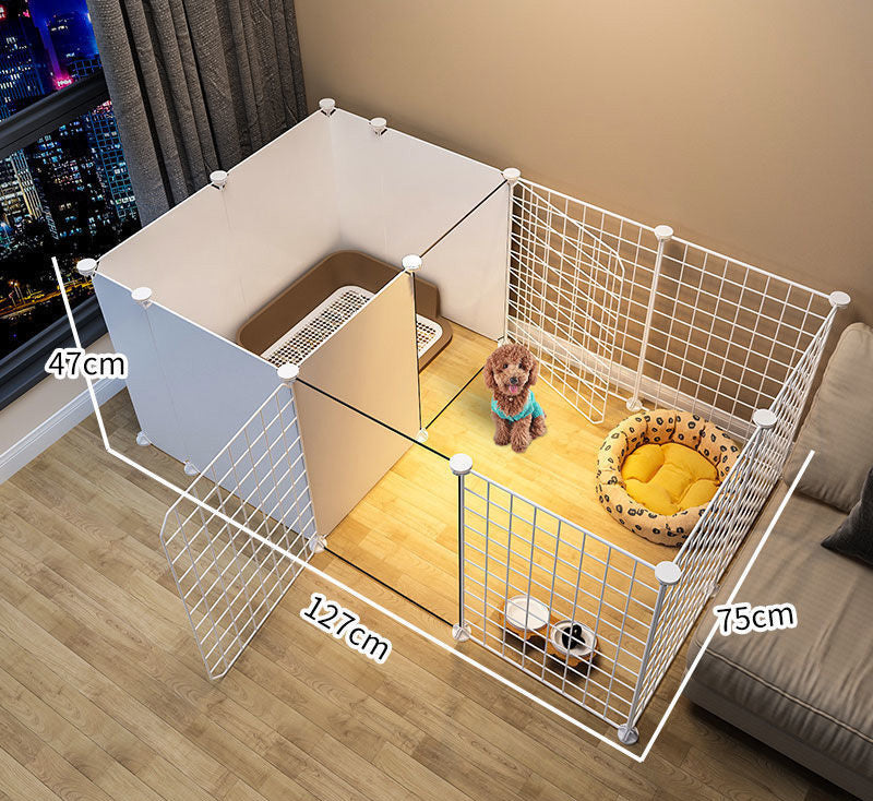 Pet Playpen Dog Kennel Enclosure Crate Cage Exercise Play Pen 127cm