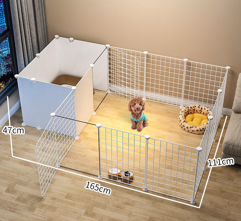 Large Pet Playpen Dog Kennel Enclosure Crate Cage Exercise Play Pen 165cm