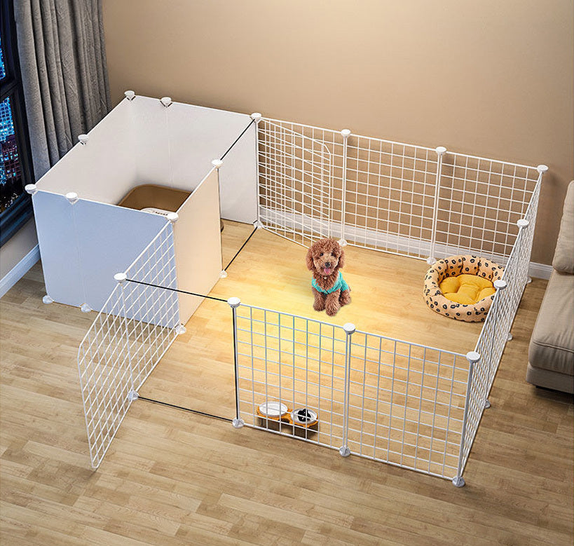 Large Pet Playpen Dog Kennel Enclosure Crate Cage Exercise Play Pen 165cm