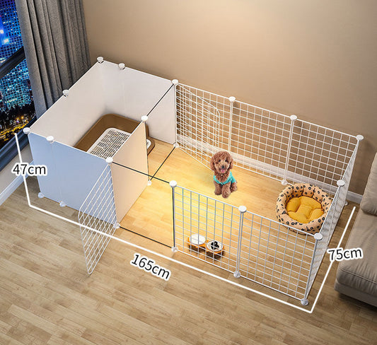 Pet Playpen Dog Kennel Enclosure Crate Cage Exercise Play Pen 165cm