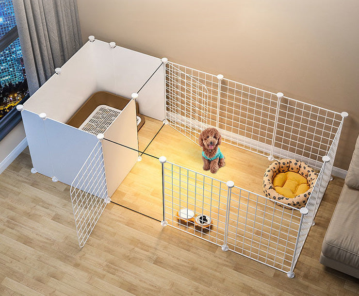 Pet Playpen Dog Kennel Enclosure Crate Cage Exercise Play Pen 165cm