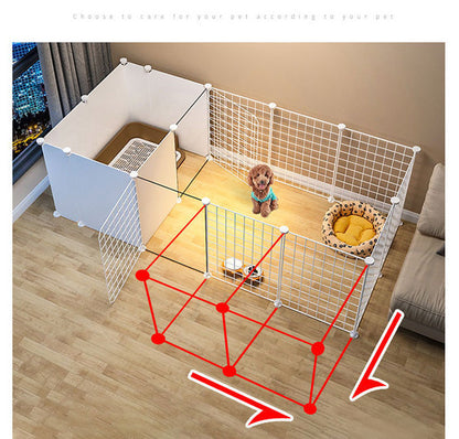 Pet Playpen Dog Kennel Enclosure Crate Cage Exercise Play Pen 165cm