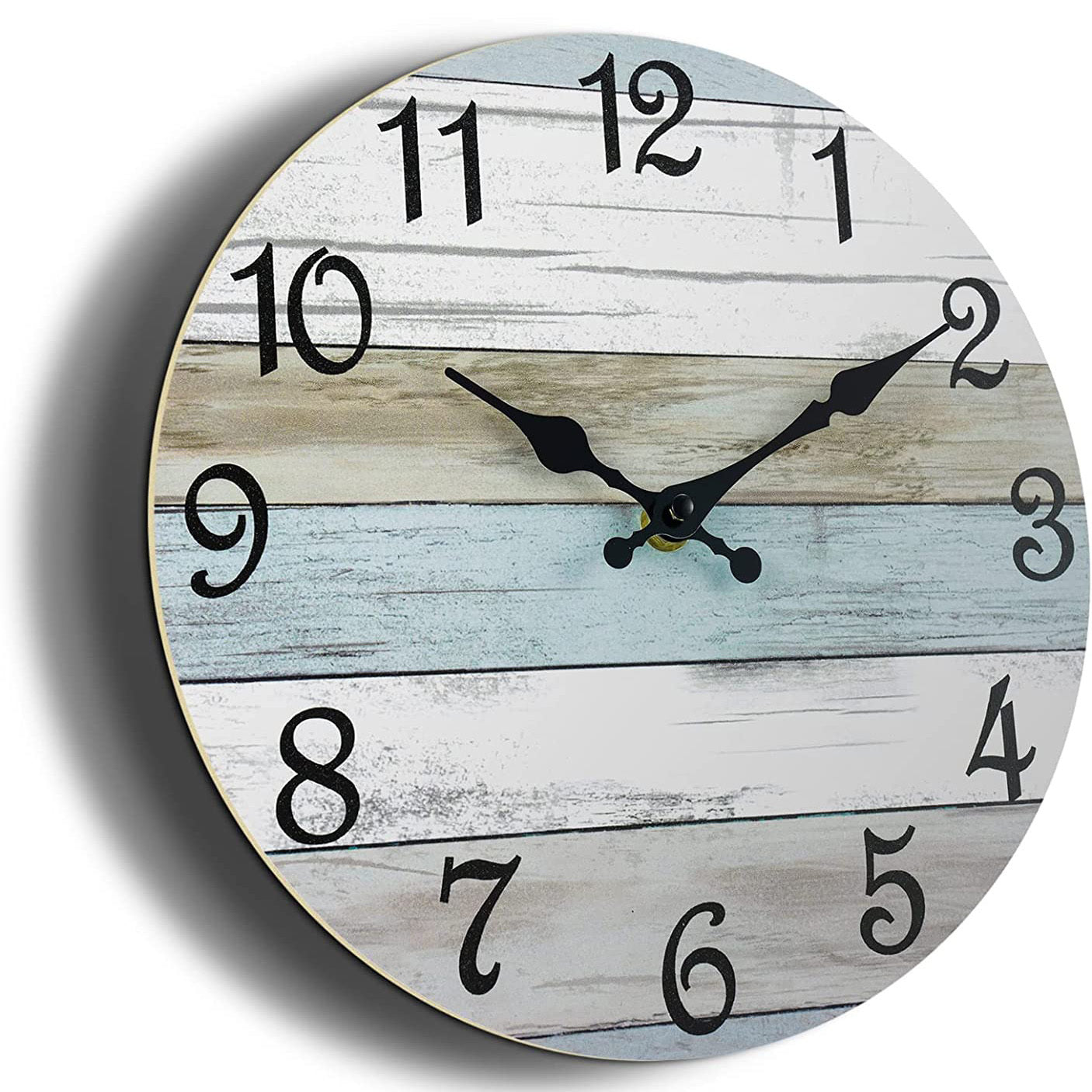 Wooden Rustic Retro Style Home Decor Wall Clock