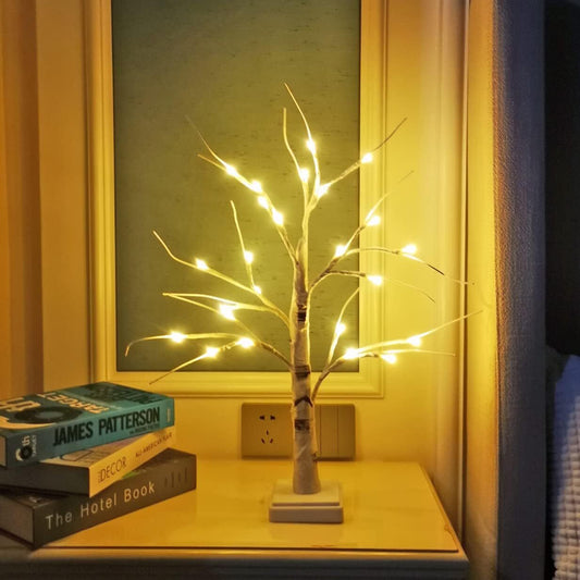 60cm Lighted Birch Tree LED Table Lamp