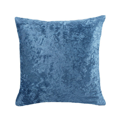 Luxe Velvet Soft Plush Cushion Throw Pillow (Blue)