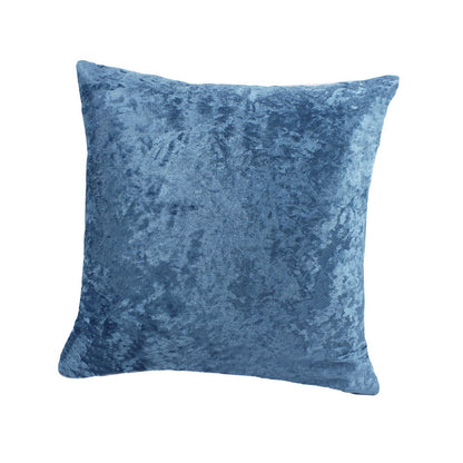 Luxe Velvet Soft Plush Cushion Throw Pillow (Blue)