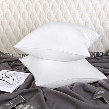 White Square Cushion Couch Bedding Throw Pillow Insert