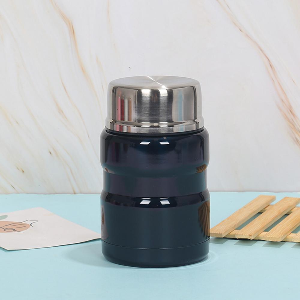 750mL Stainless Steel Vacuum Insulated Food Jar with Folding Spoon