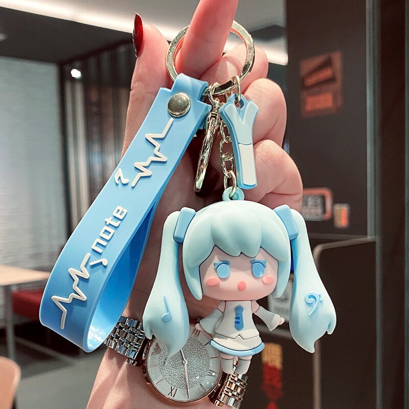 Large Cute Keychain Pendant Anime Figure Doll Keyring Toy