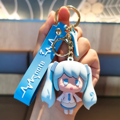 Large Cute Keychain Pendant Anime Figure Doll Keyring Toy