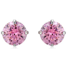 S925 Sterling Silver 1 Carat CZ Diamond Stud Earrings