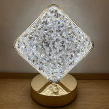 Luxury Crystal Diamond Lamp LED Cordless Night Light