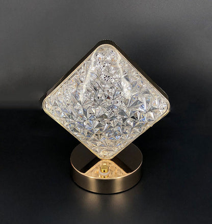 Luxury Crystal Diamond Lamp LED Cordless Night Light