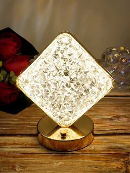 Luxury Crystal Diamond Lamp LED Cordless Night Light