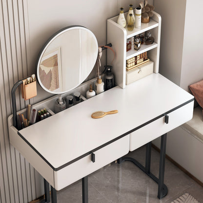 Lioness Dresser Vanity Table with Mirror and Storage Drawers