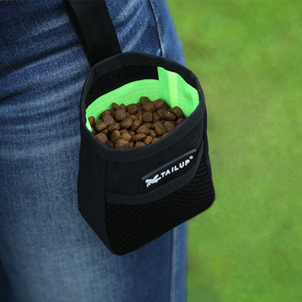 Portable Dog Training Pet Reward Treat Pouch Waist Snack Bag