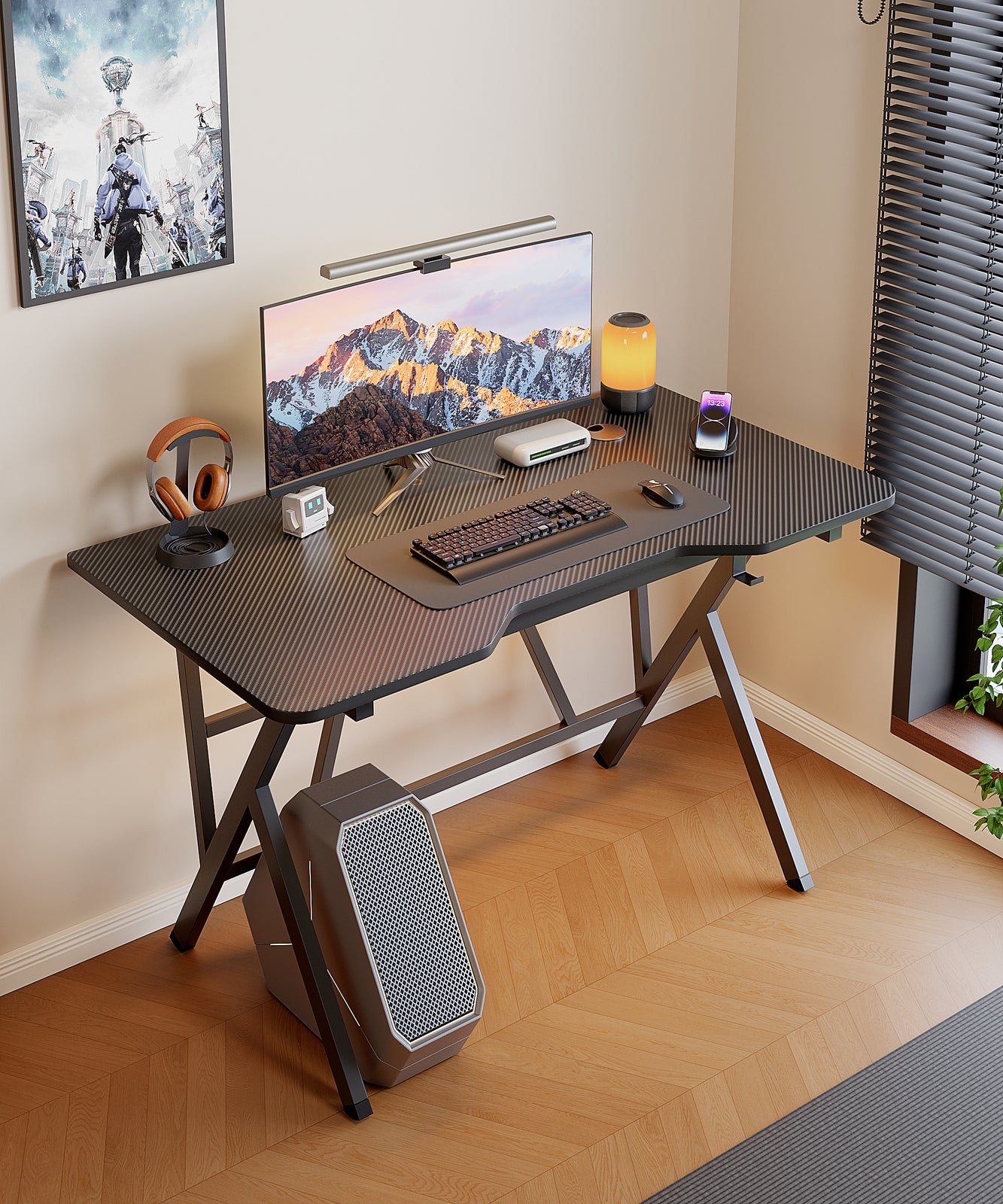 Vertex Modern Multifunctional Ergonomic Computer Desk