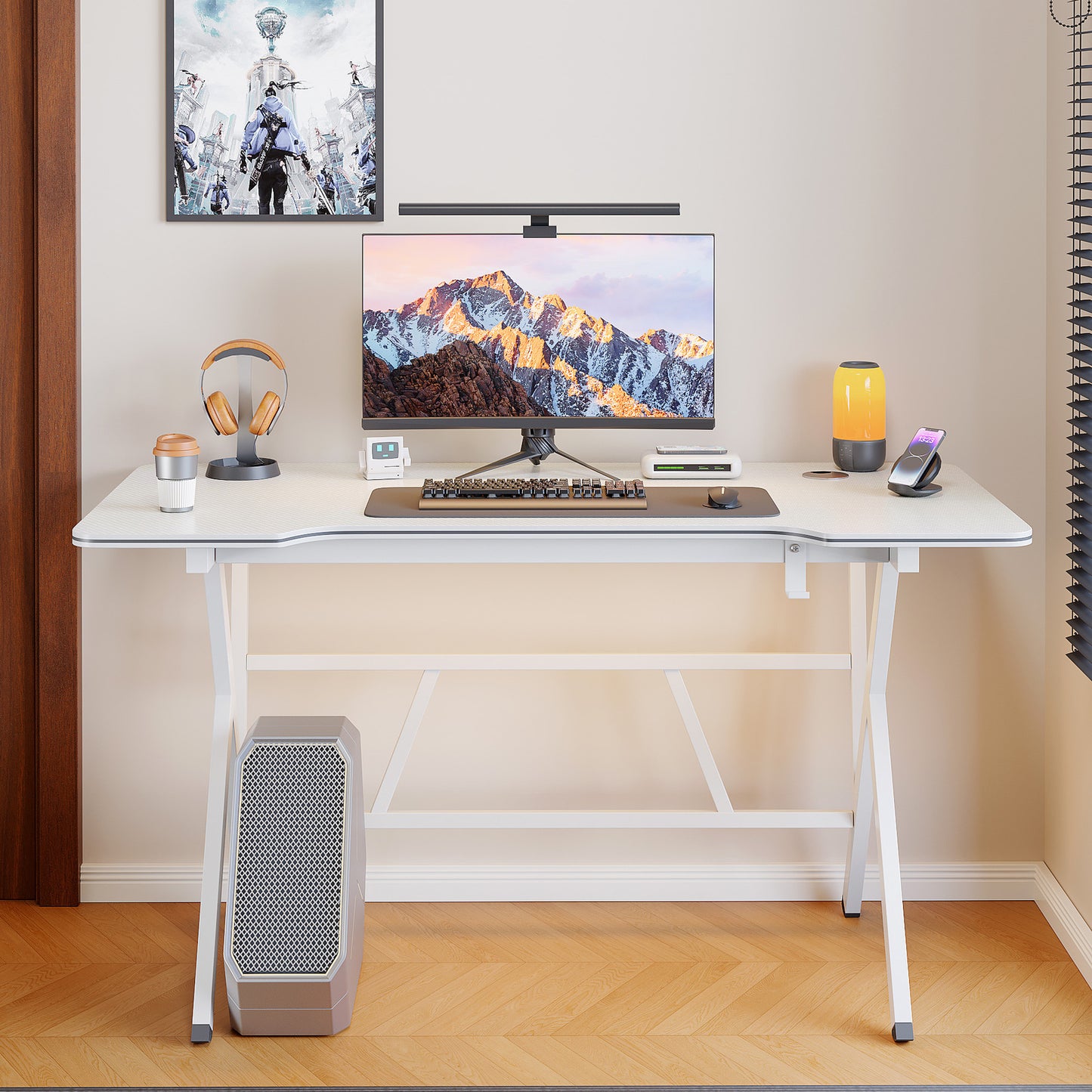 Large Vertex Modern Multifunctional Ergonomic Computer Desk