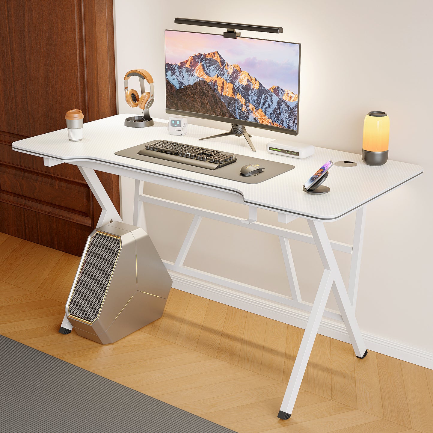 Large Vertex Modern Multifunctional Ergonomic Computer Desk