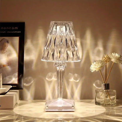 Diamond Crystal LED Lamp Touch Sensor Night Light