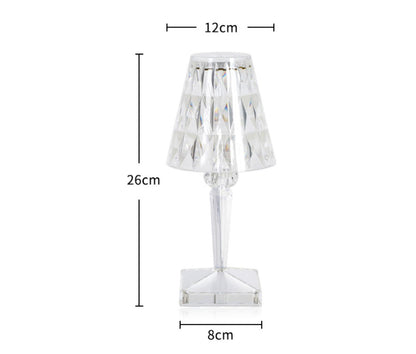 Diamond Crystal LED Lamp Touch Sensor Night Light