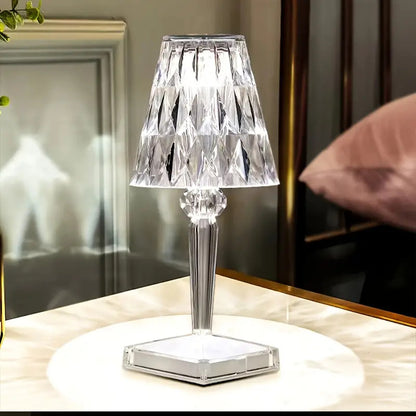 Diamond Crystal LED Lamp Touch Sensor Night Light