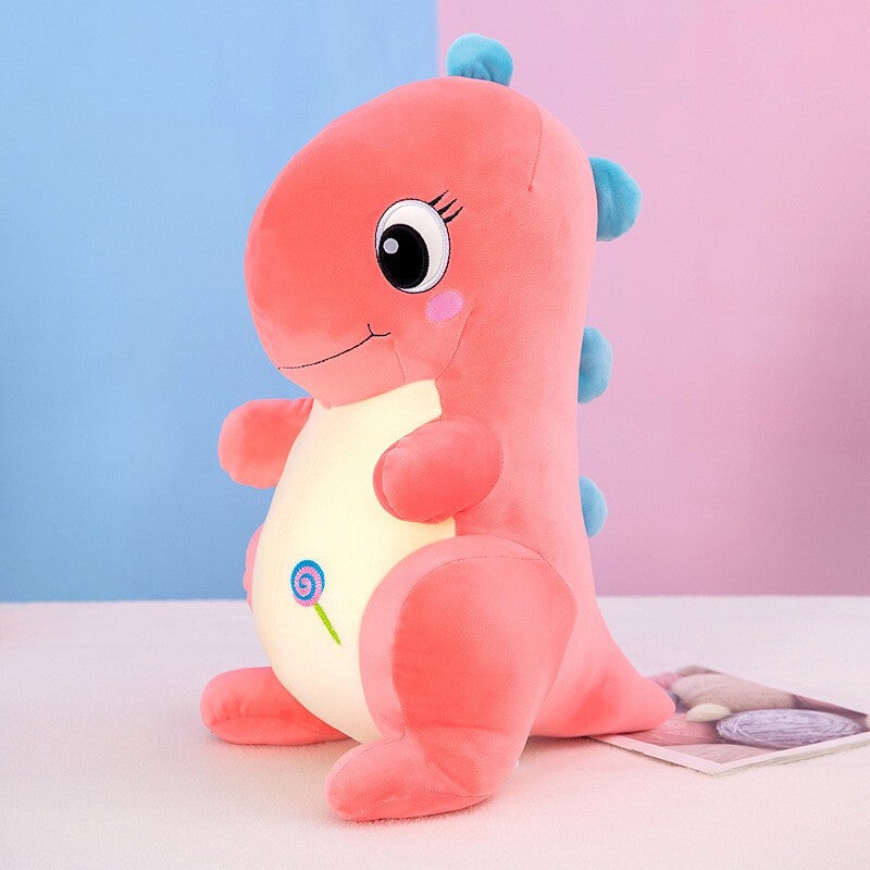 Large Cute Dinosaur Stuffed Animal Plush Toy Doll Pillow - 50cm, Pink