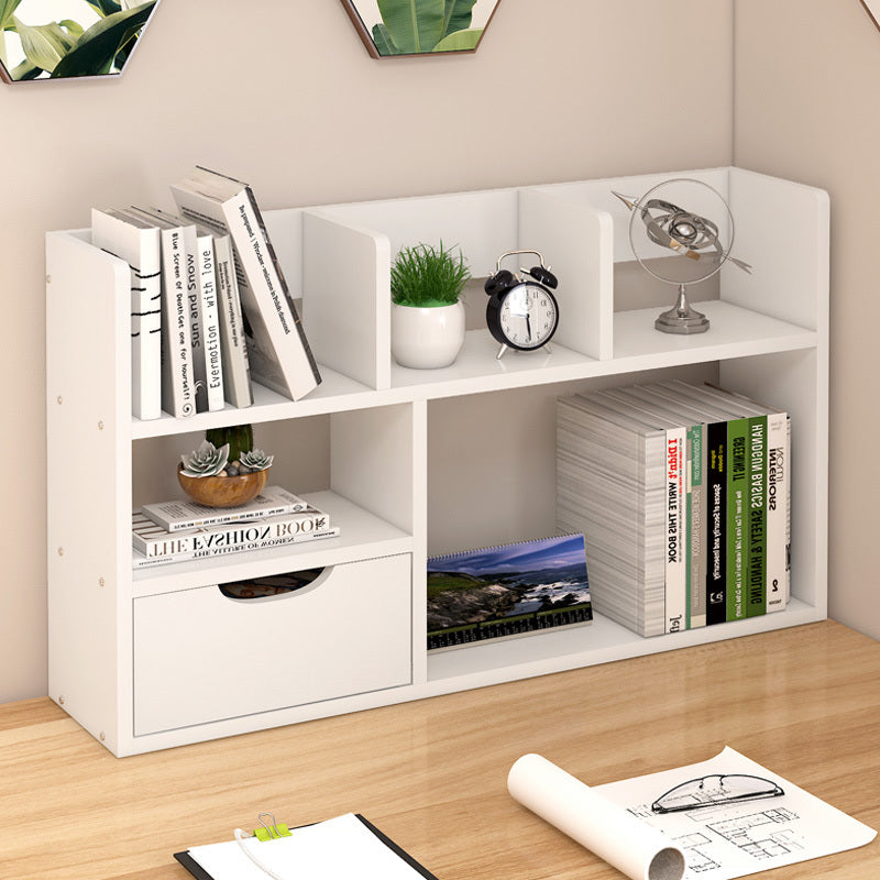 Sublime Large Desk Hutch Storage Shelf Unit Organizer (White)