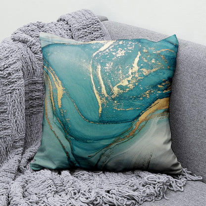 Deluxe Aqua Cushion Decorative Pillowcase Throw Pillow Cover