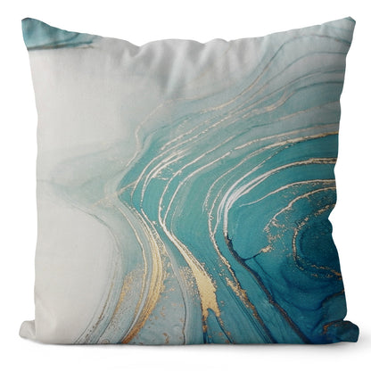 Deluxe Aqua Cushion Decorative Pillowcase Throw Pillow Cover