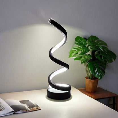 Minimalist Modern Spiral Designer LED Table Lamp Decor Lighting Night Light