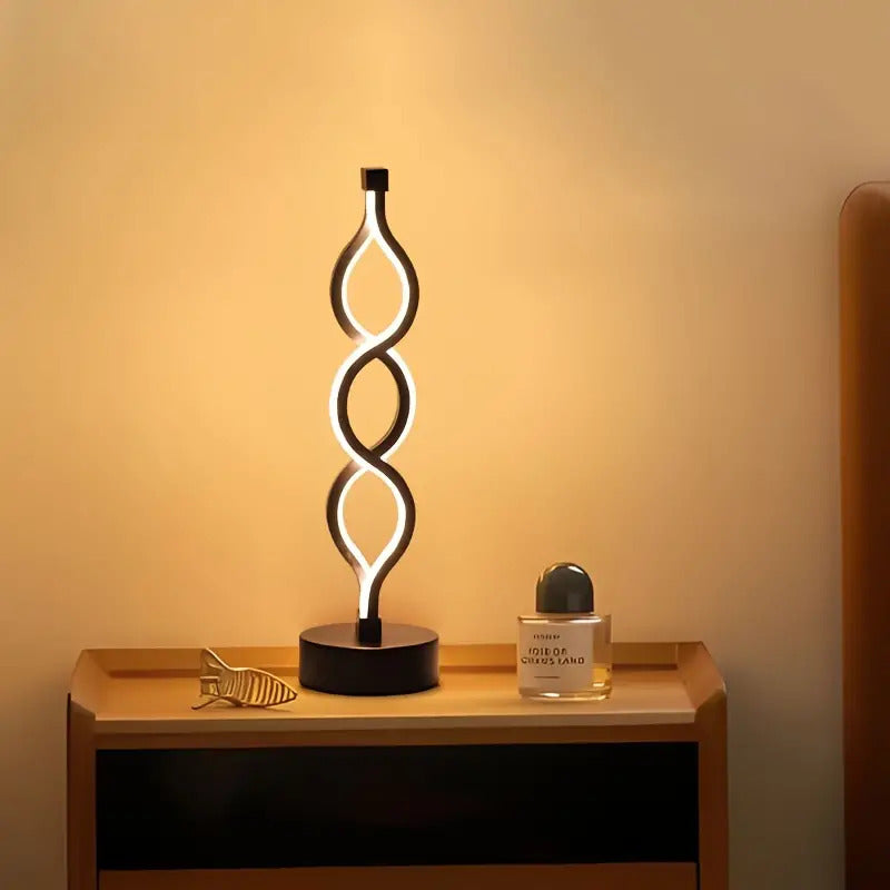 Minimalist Modern Helix Designer LED Table Lamp Decor Lighting Night Light