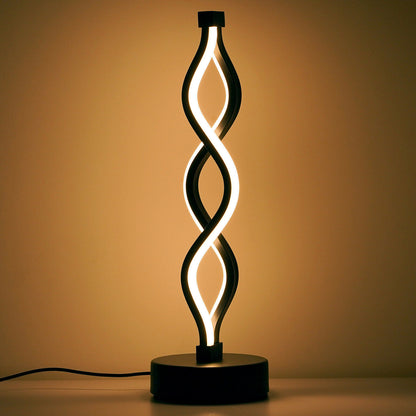 Minimalist Modern Helix Designer LED Table Lamp Decor Lighting Night Light