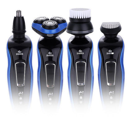 5 in 1 Kit 4D Rotating Rechargeable Electric Shaver Trimmer Set