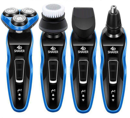 5 in 1 Kit 4D Rotating Rechargeable Electric Shaver Trimmer Set