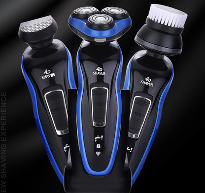 5 in 1 Kit 4D Rotating Rechargeable Electric Shaver Trimmer Set