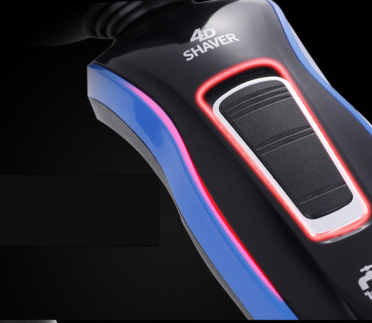 4D Rotating Rechargeable Electric Shaver