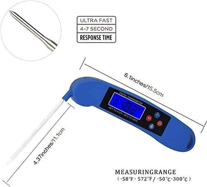 Digital Food Probe Thermometer Cooking Meat BBQ Grilling Baking