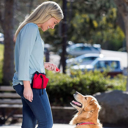 2 in 1 Dog Whistle & Clicker Pet Training Tool (Black)