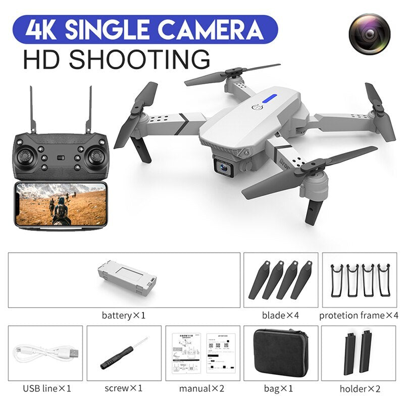 4K HD Wide-angle Quadcopter Remote Control Drone with Camera