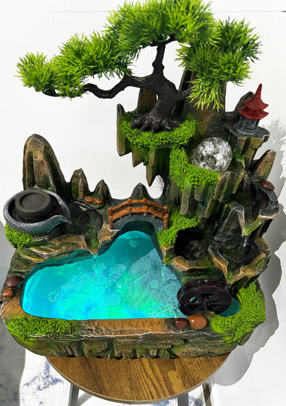 Large Calming Fountain Water Feature Ornament