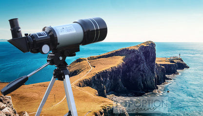 Astronomical and Terrestrial Telescope 150x Magnification 70mm Aperture