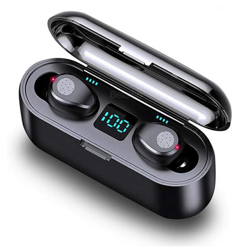 TWS Wireless Bluetooth Headset Stereo Earphones Touch Digital Display Sports Earbuds