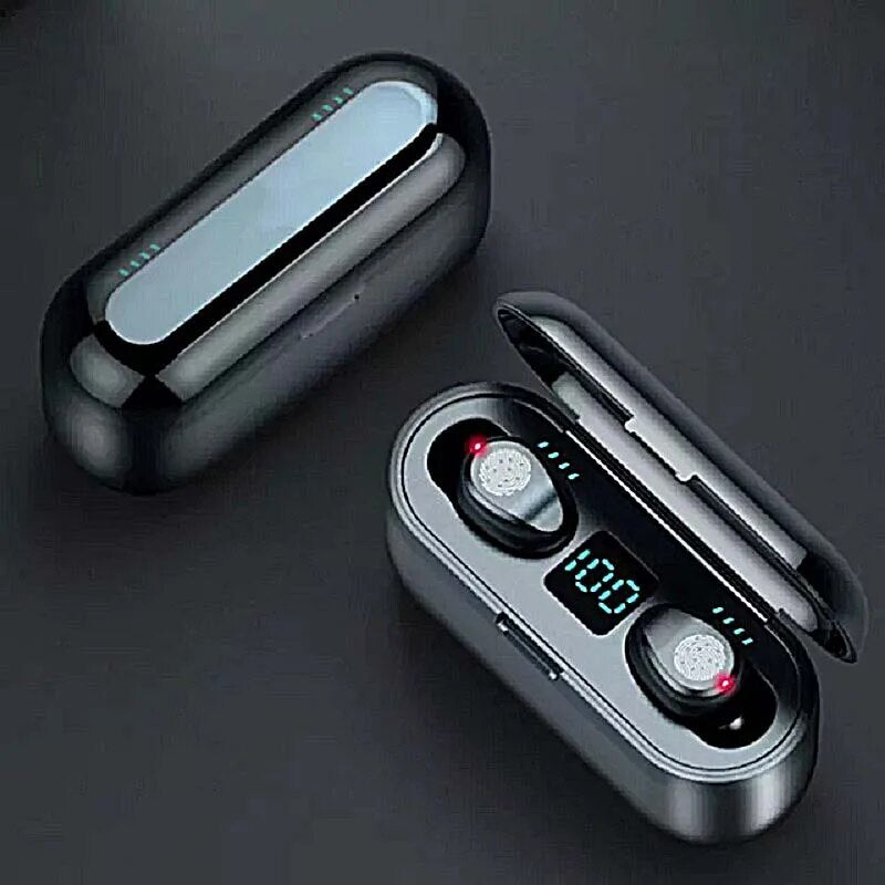 TWS Wireless Bluetooth Headset Stereo Earphones Touch Digital Display Sports Earbuds