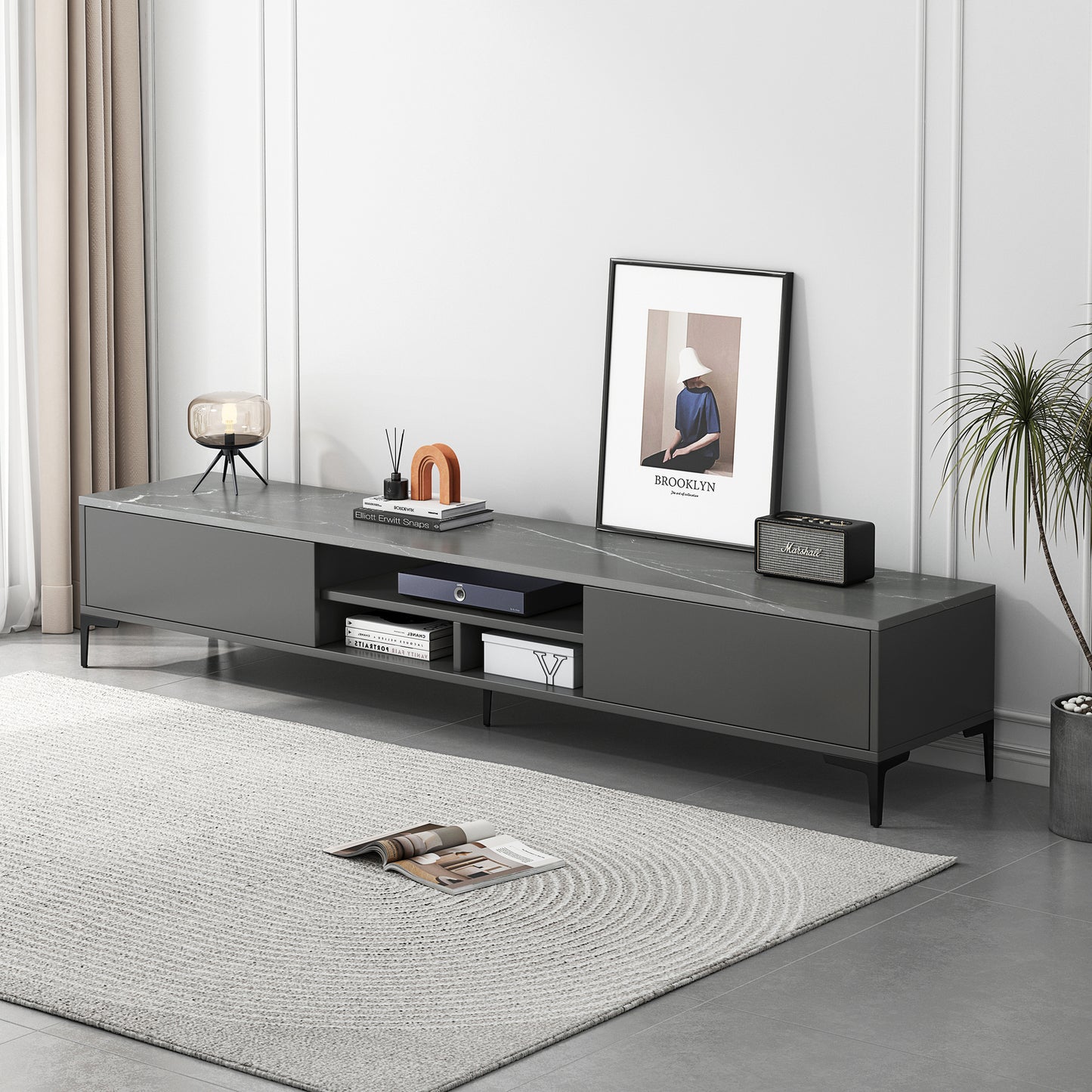 Minimalist TV Cabinet Entertainment Unit 160cm