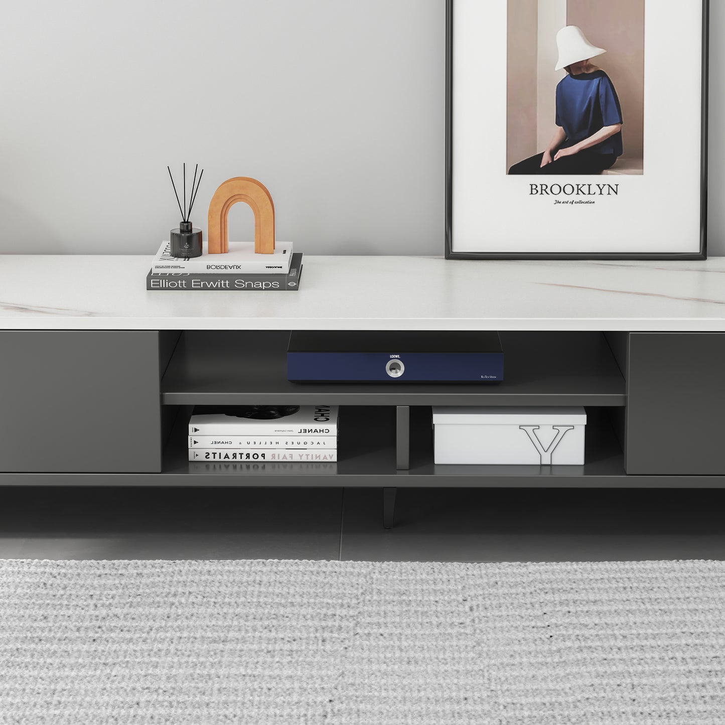 Minimalist TV Cabinet Entertainment Unit 160cm