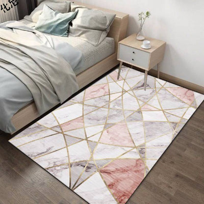 Luxury Marble Pattern Rug Carpet Mat (160 x 120)